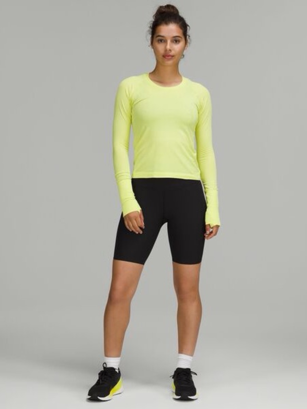 Lululemon Base Pace High-Rise Short 8" *Ribbed Nulux size 6